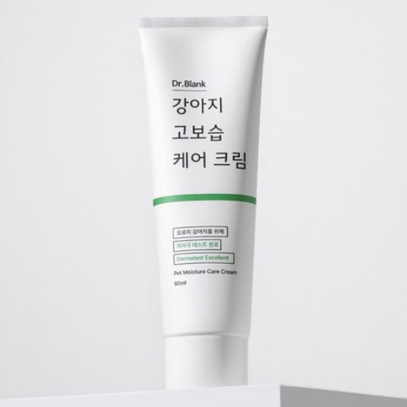 [한국 직배송] 닥터블랭크 강아지 고보습 케어 크림 80ml, 1개 80 밀리리터
