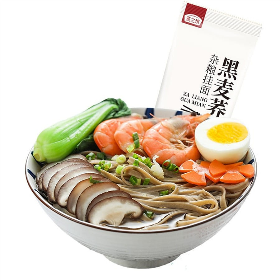 Bird's Nest Soba Mixed Grain Noodles Rye Noodles 200g/bag 200 กรัม