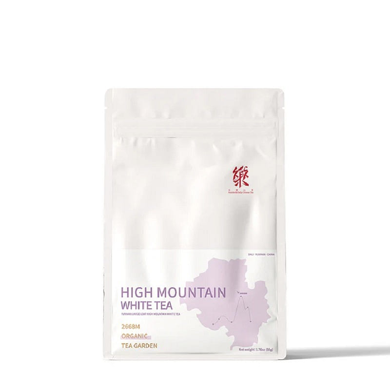 ZhengShanTang Lapsangstore Yunnan 2668m Altitude Organic Manor White Tea Pouch 50 กรัม