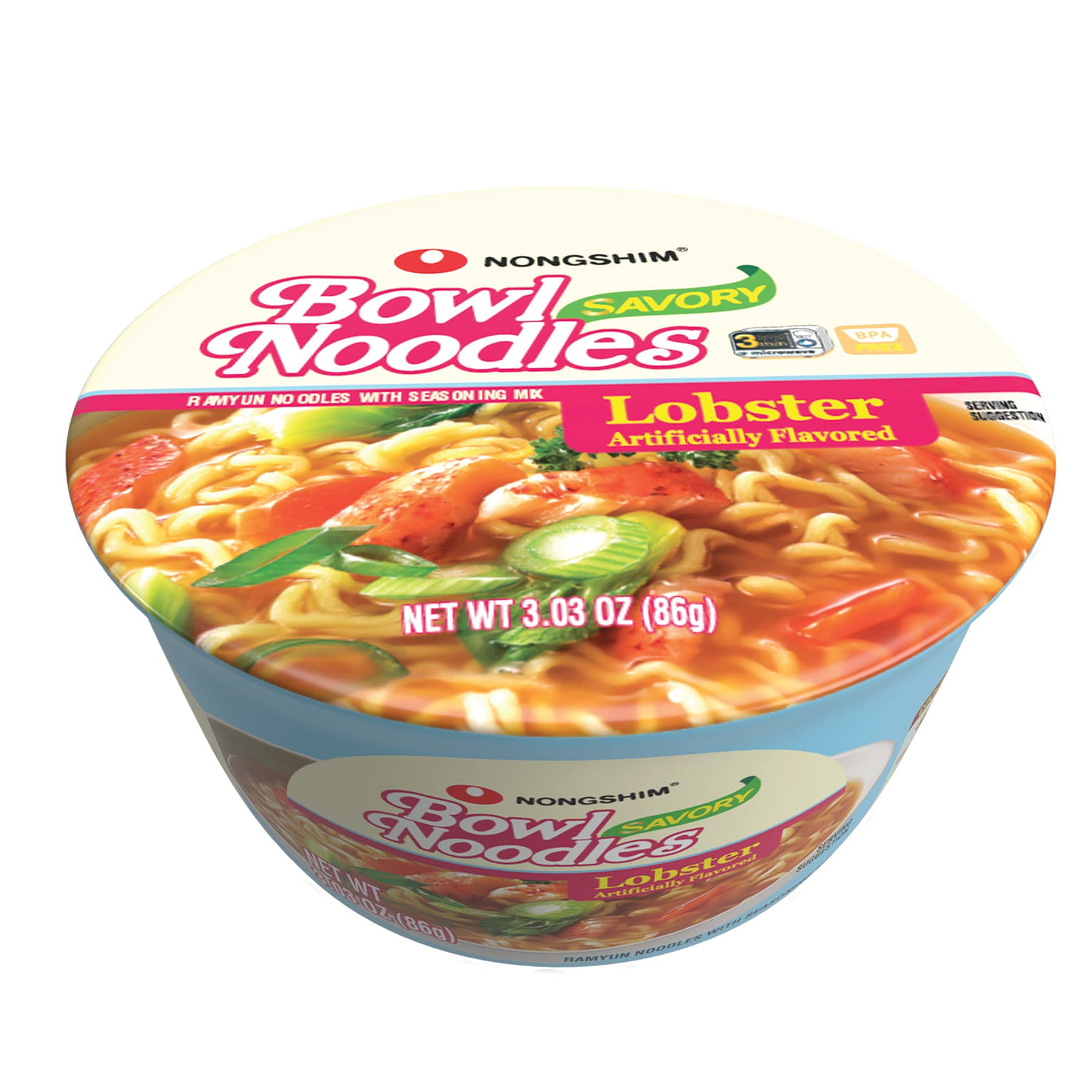 농심 볼누들 랍스터맛 (6개입) 1 each