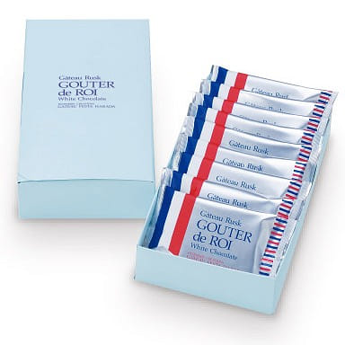 Gouter De Roi White Chocolate Flavor Rusk 9 pcs 1 each