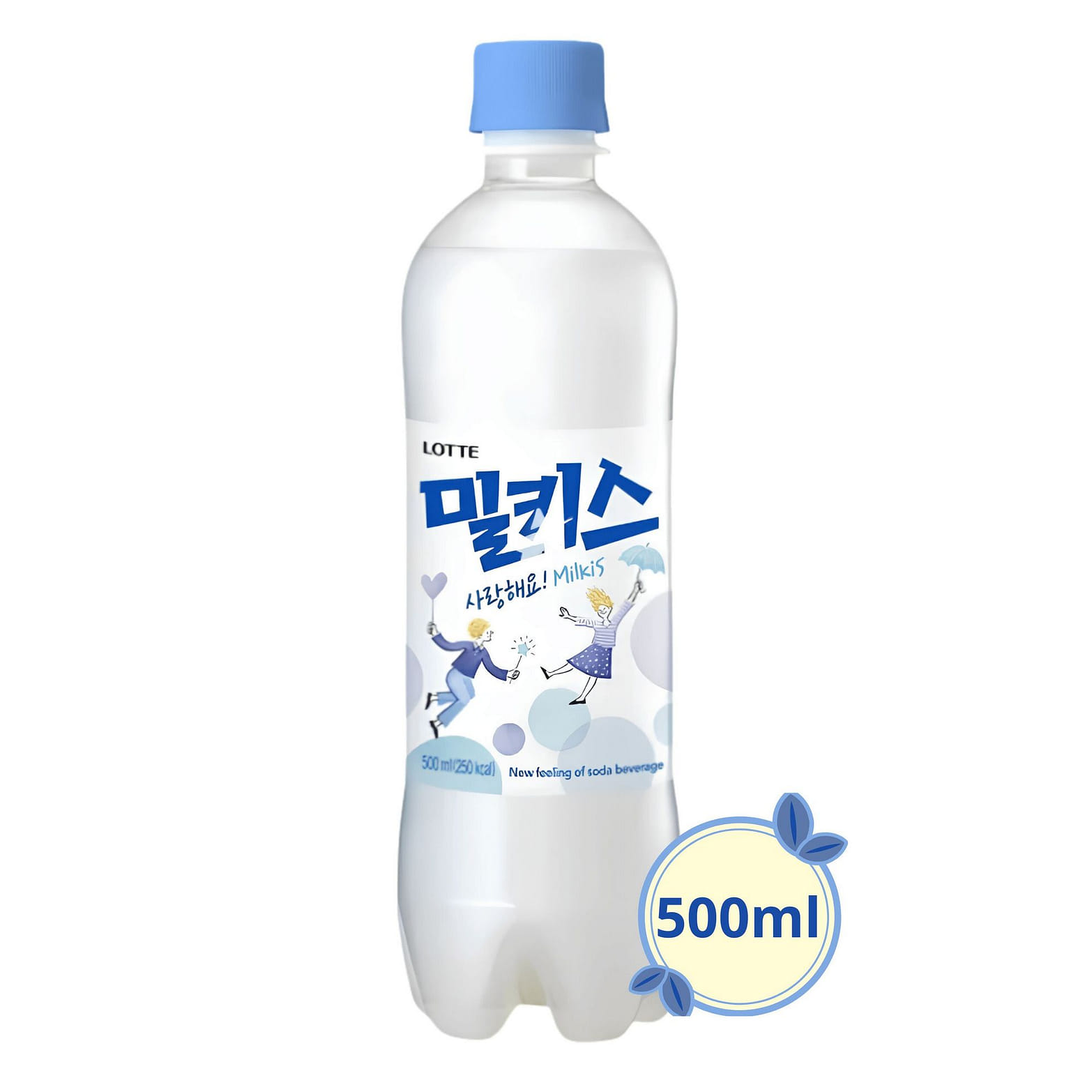 [Lotte] Milkis Milk & Yogurt Soda - 500ml-1 Bottle 1 each