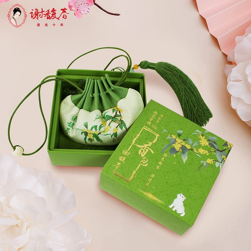 Xiefuchun Green Osmanthus Scented Sachet 1 カウント
