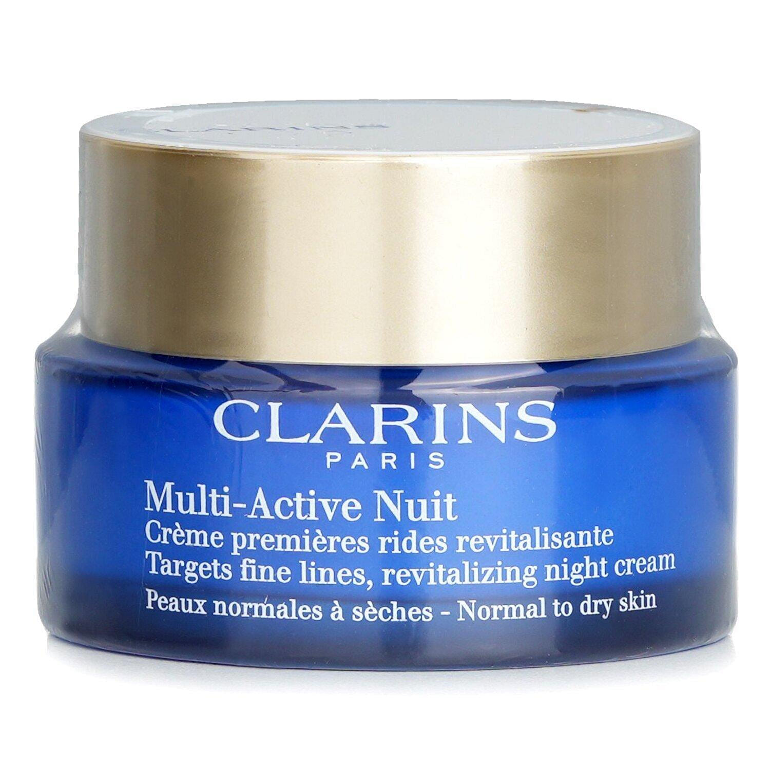 Clarins Multi-Active Night Targets Fine Lines Revitalizing Night Cream - For Normal to Dry Skin  50ml/1.6oz 50 มิลลิลิตร