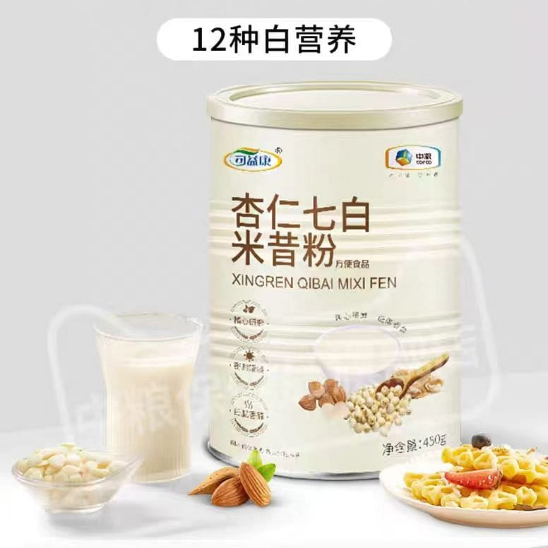 Almond seven White rice smoothie powder 450g*1 can 450 กรัม