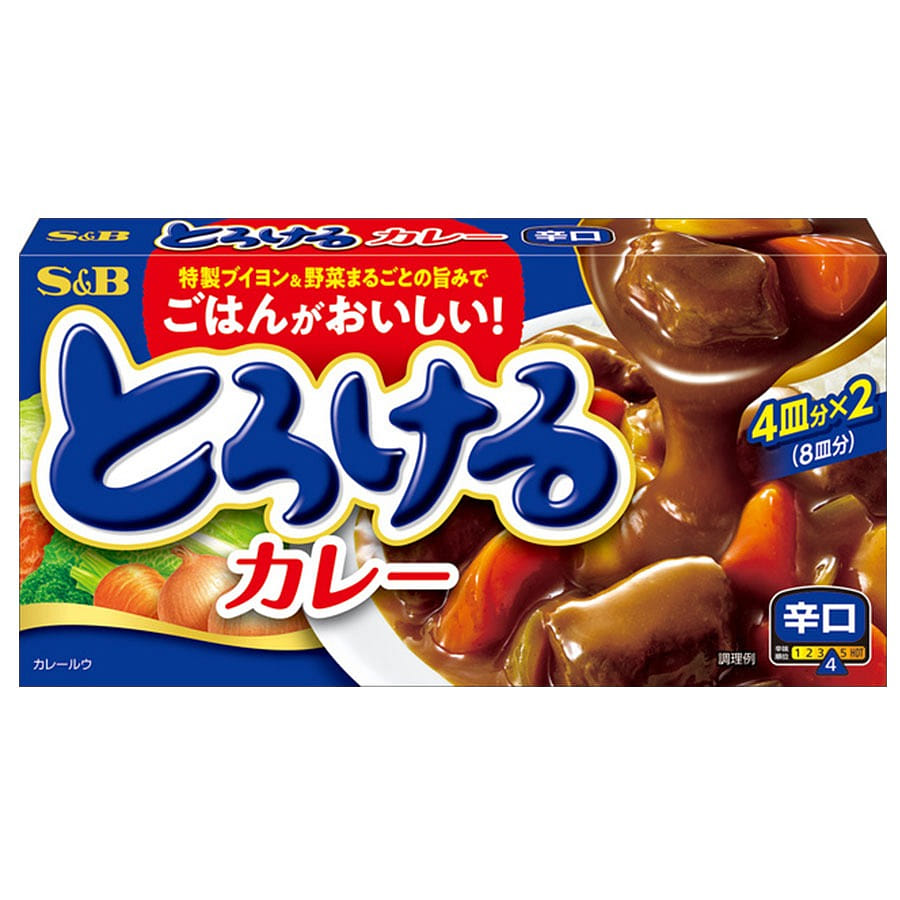 S&B TOROKERU KAREE Spicy 144 그램