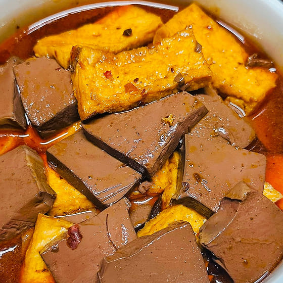 weee_freshgourmet_Spicy Duck Blood Tofu 500 g