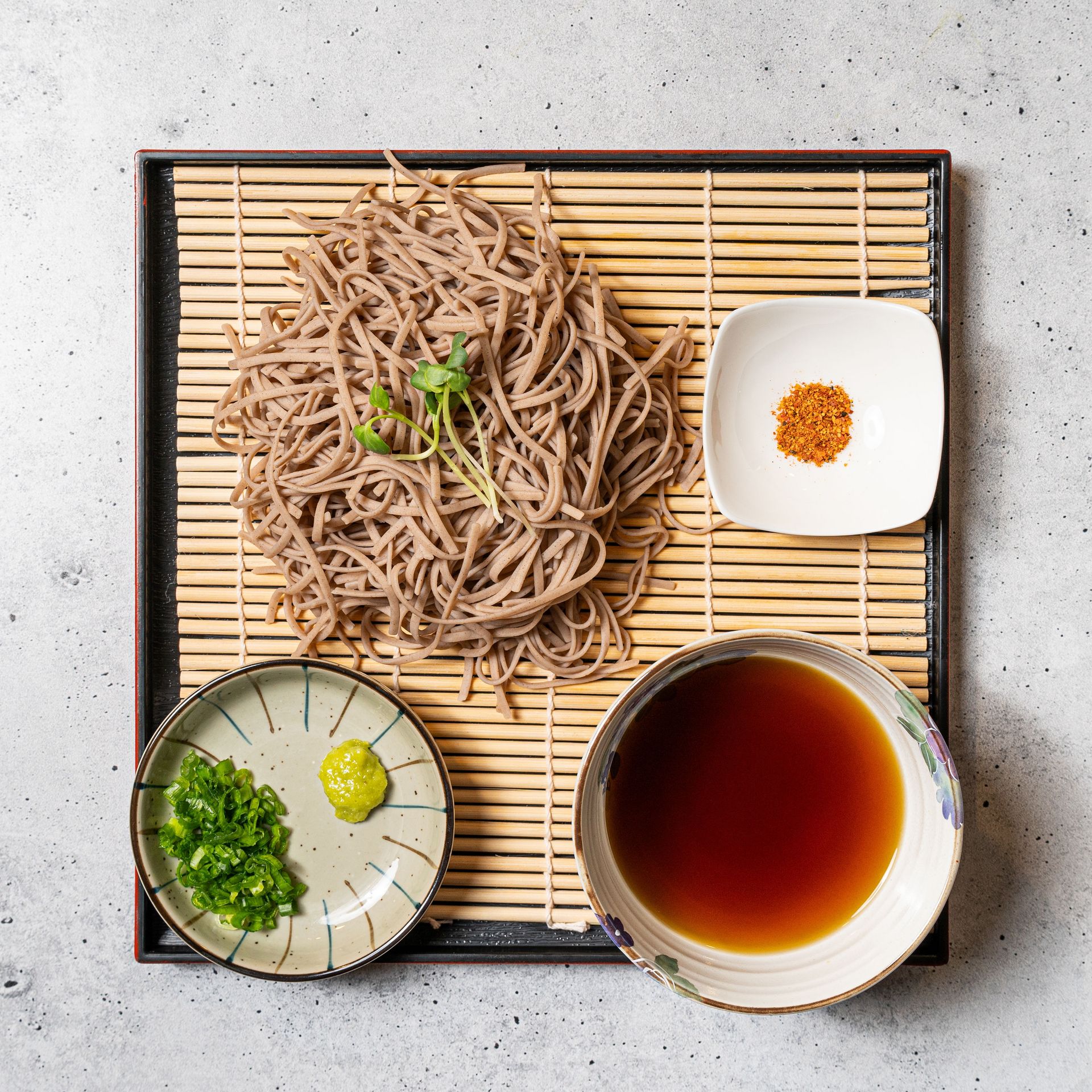Kenchan Soba Noodle Kit Yuzu Shichimi (4 Servings) - Weee!