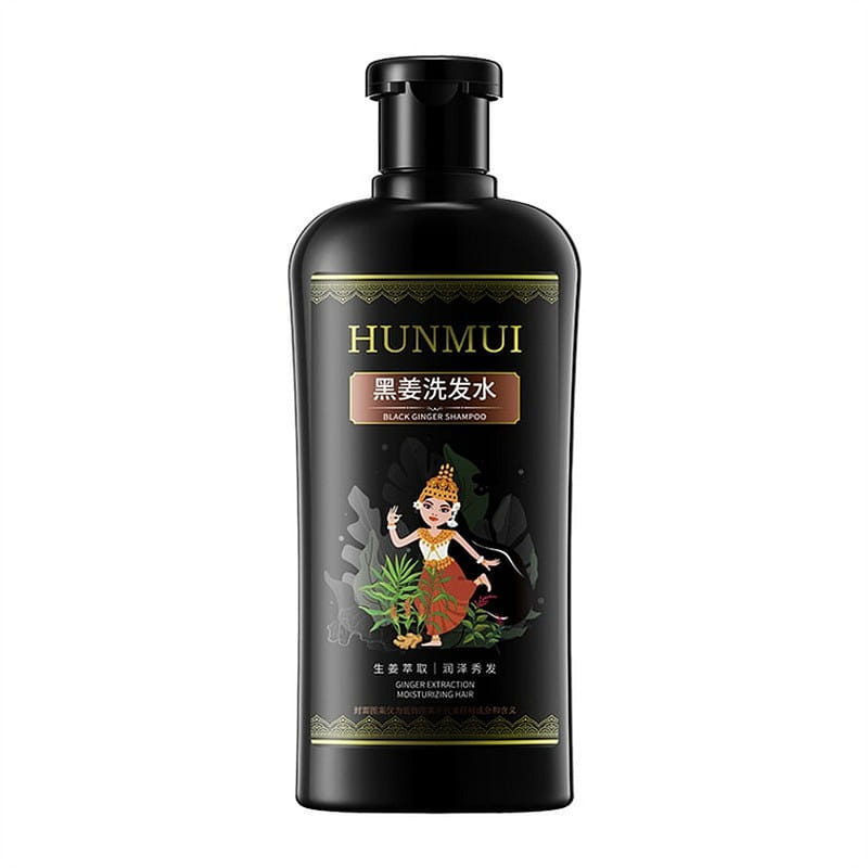 Black Ginger Shampoo, Herbal Ginger Anti-Dandruff, 400 ml