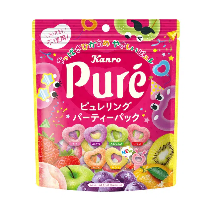 Kanro Heart Gummy Assorted Fruit Flavors 156g 1 개