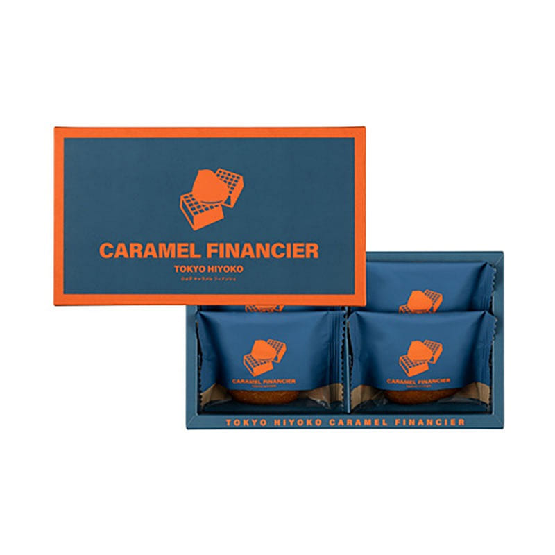 Japan Hiyoko Chicken Layer Financier Caramel Flavor 4pcs 1 กล่อง