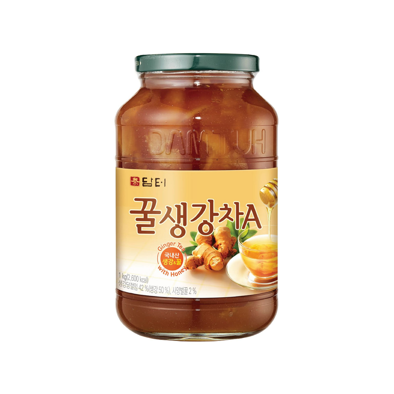 ชาขิงน้ำผึ้งพร้อมชิ้นขิง Damtuh 1 กก. 1000 g