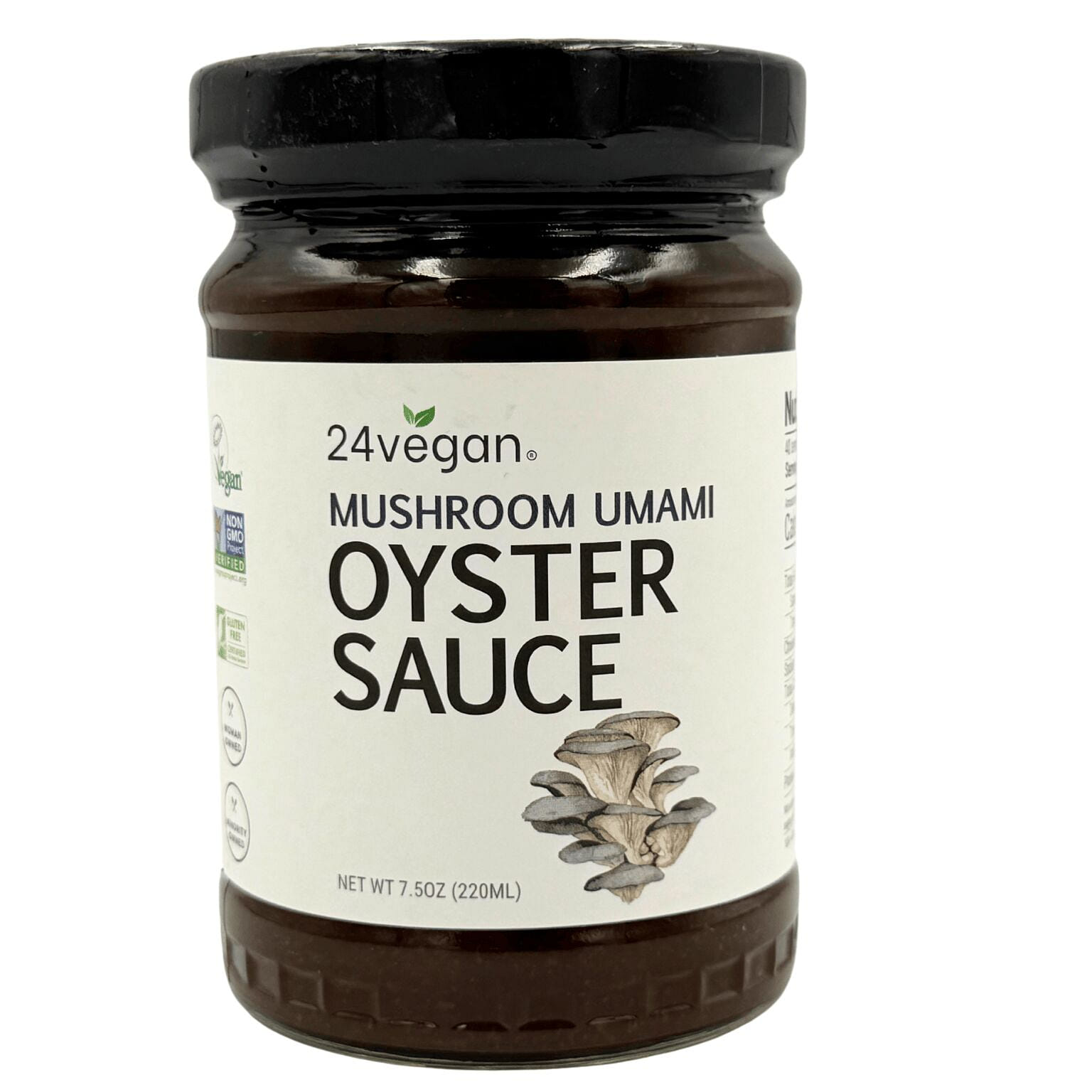 24 VEGAN Natural Non-GMO 비건 굴 소스 7.5 온스