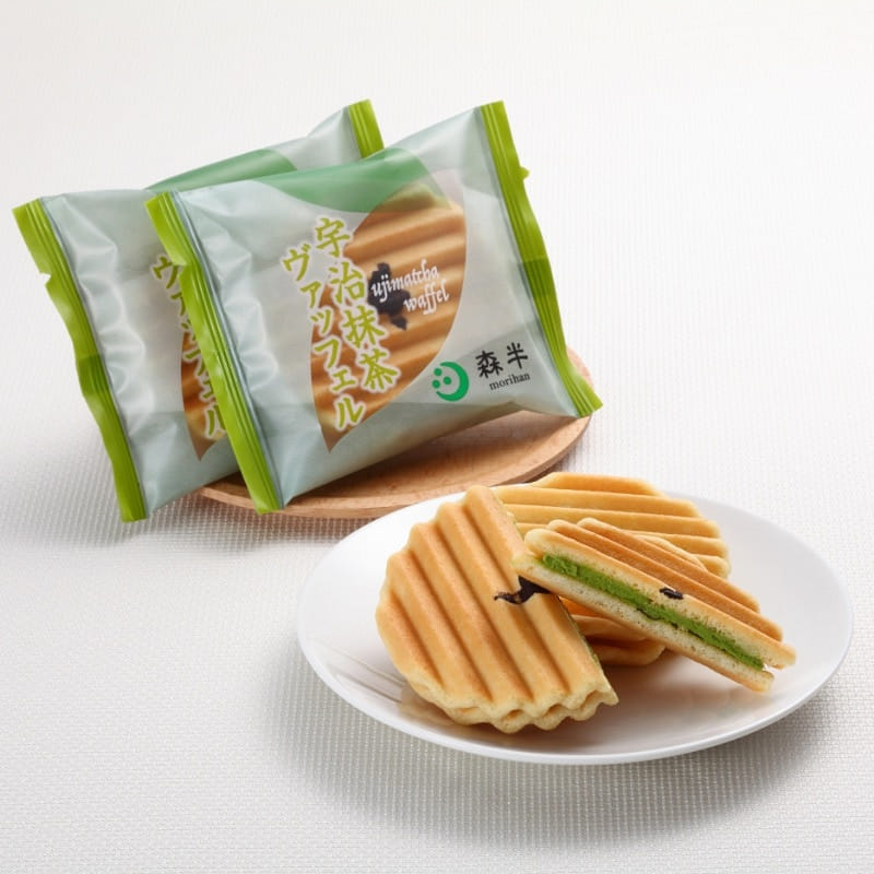 Morihan Matcha Sandwich Waffles 10 pcs 1 each