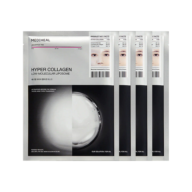 MedihealLow-Molecular Liposome Hyper Collagen Mask 4 ส่วน