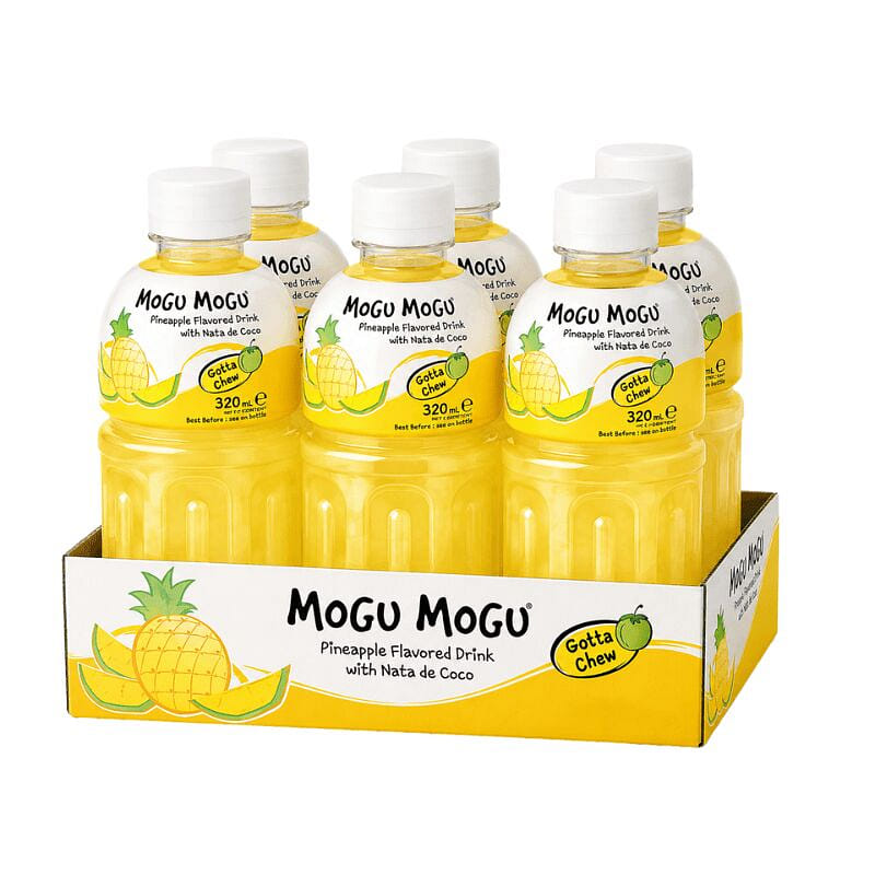 Mogu Mogu 파인애플 나타드코코 음료 10.8 oz 6 병