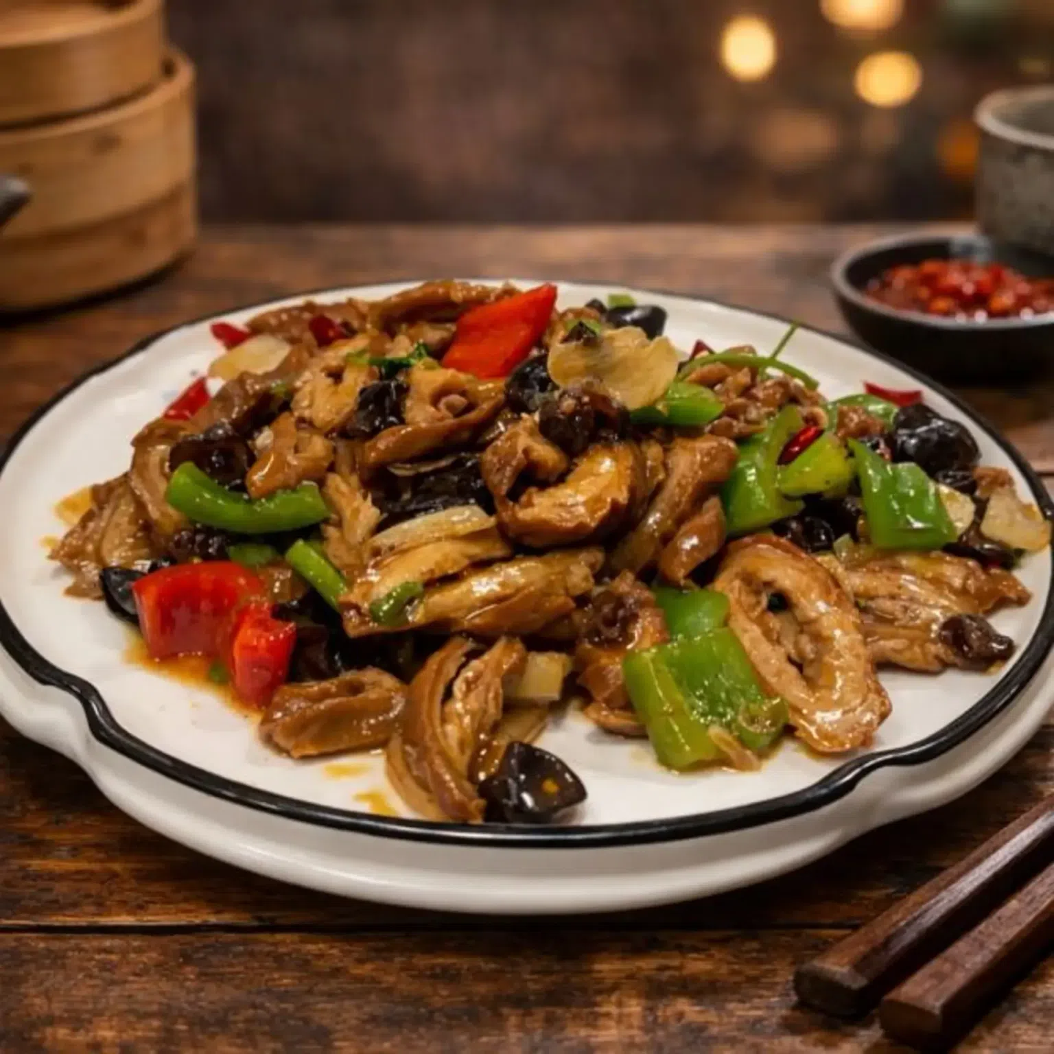 Stir-Fried Pork Intestine Around 300g 1 each