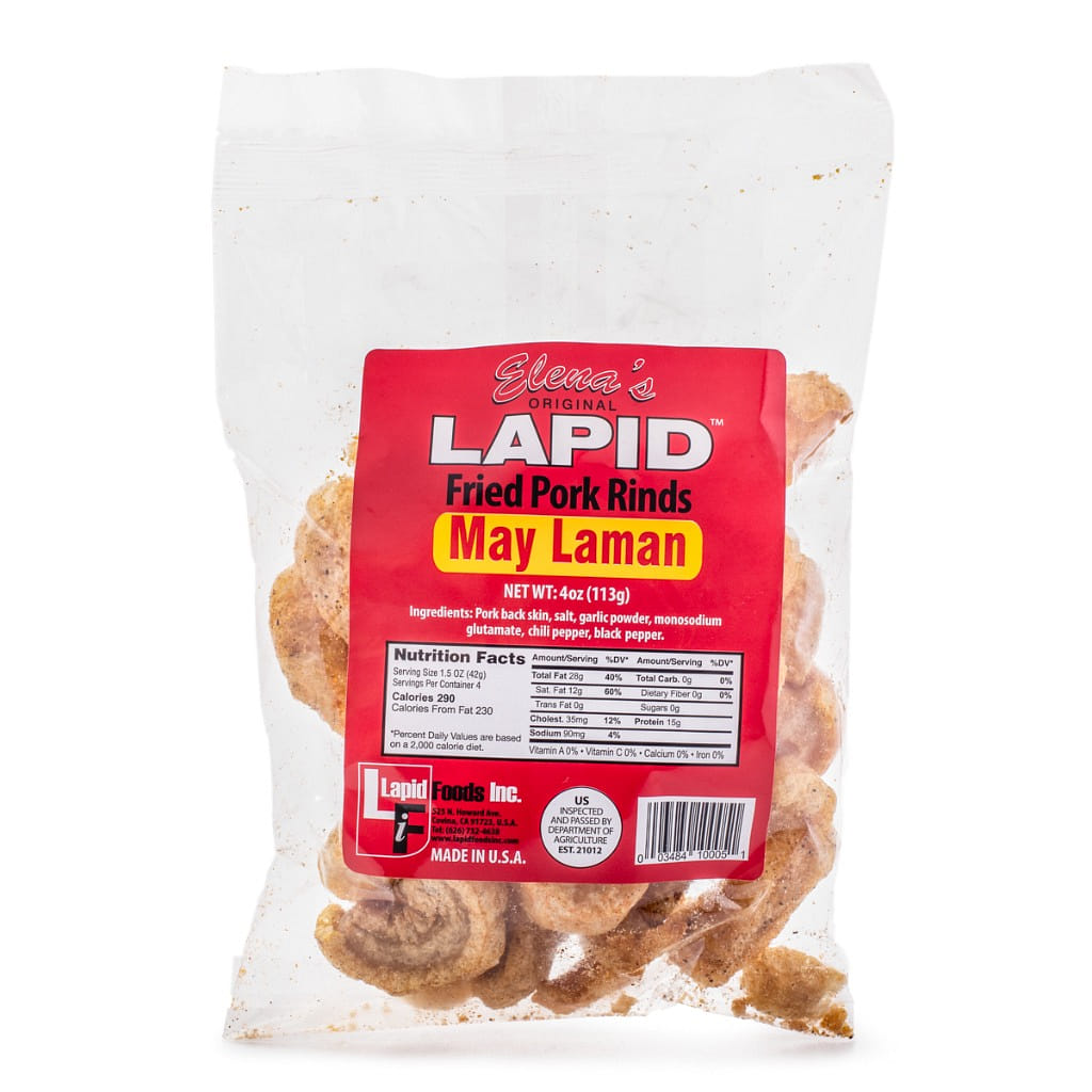 Lapid 炸猪皮 May Laman味 113 克*24 包