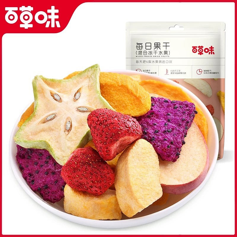 Baicaowei Mixed Freeze-Dried Fruit 30g 30 g