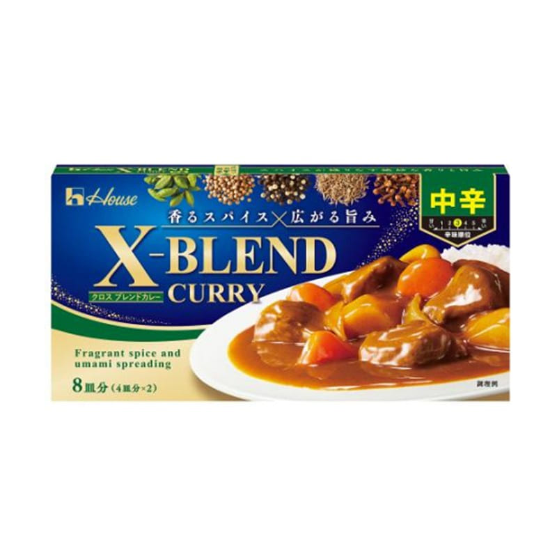 ハウス クロスブレンドカレー 中辛 140g 140 グラム