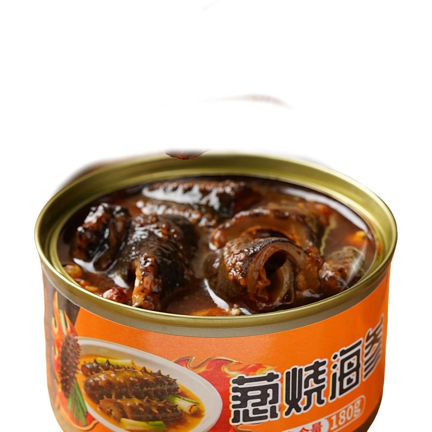 Braised sea cucumber with scallions 180g*can 180 g