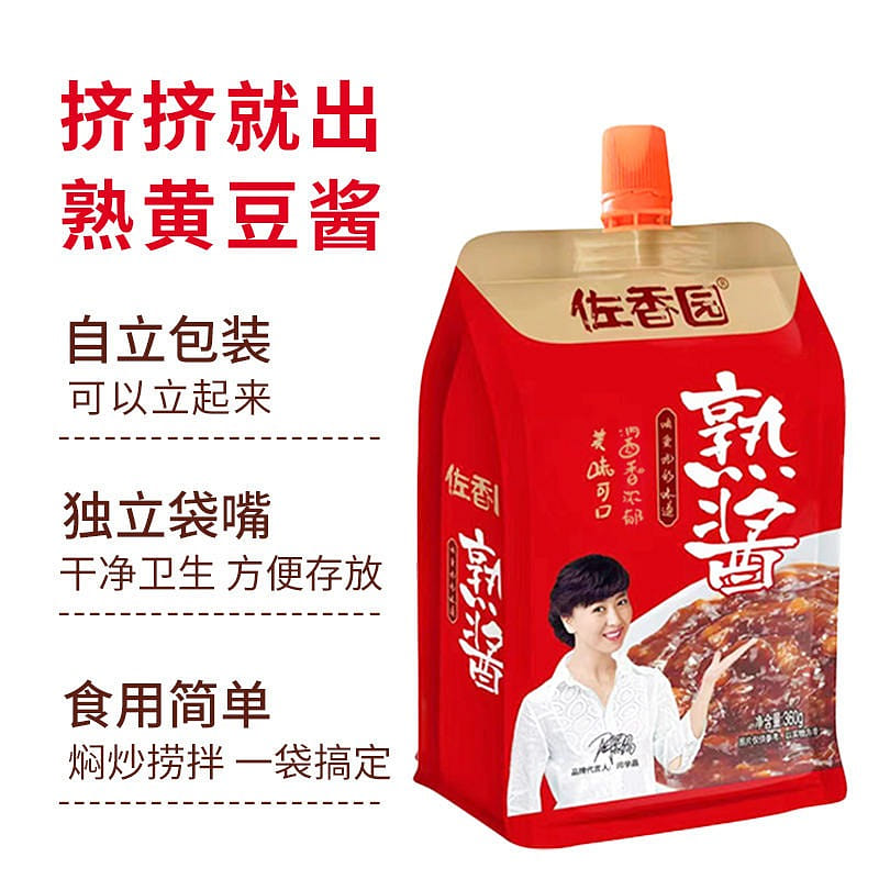 佐香園 熟醬 東北大醬 黃豆醬 360 克