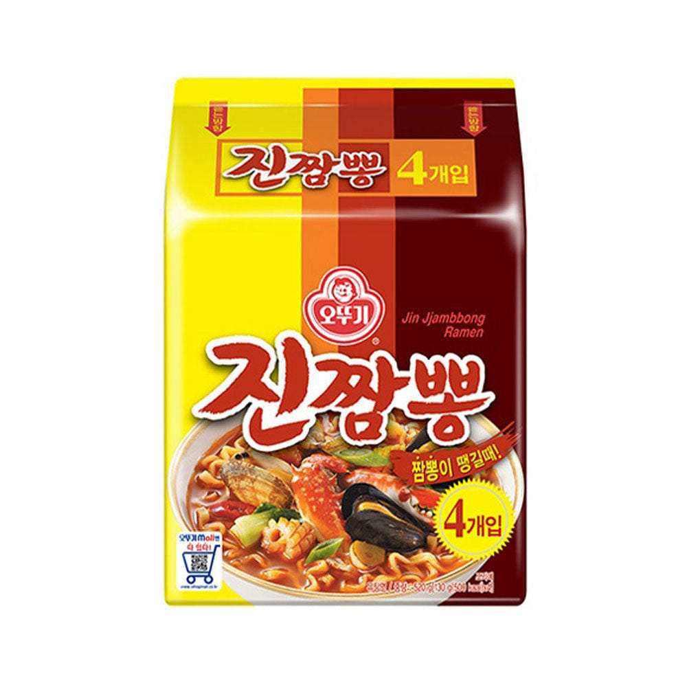 오뚜기 진짬뽕 봉지 라면 520 그램