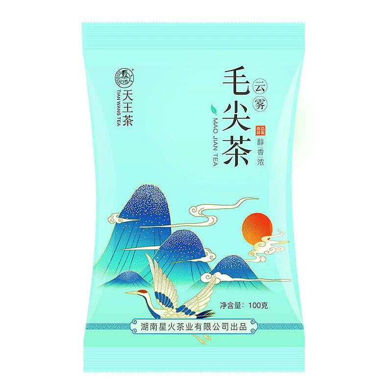 Tianwang Gaoshan Maojian Green Tea 100g*1 Bag 100 กรัม