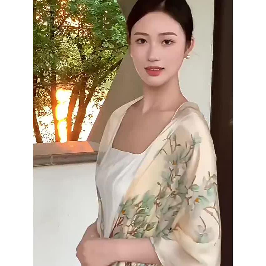 Get Wensli x Forbidden City Mulberry Silk Long Scarf 1 each