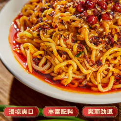 Sichuan Cold Noodles Classic Spicy Flavor 1 Box 286 g