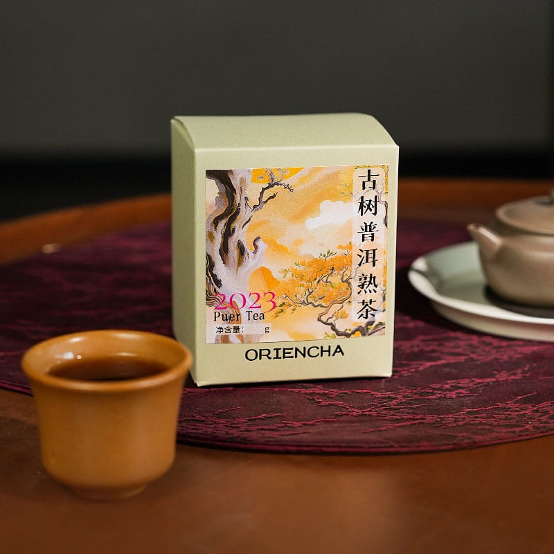Ancient Tree Ripe Pu-erh Tea, Xishuangbanna Yunnan 100 그램