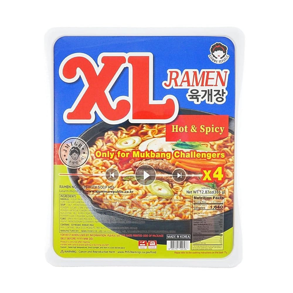 XL Ramen Yukgaejang Flavor 365 그램