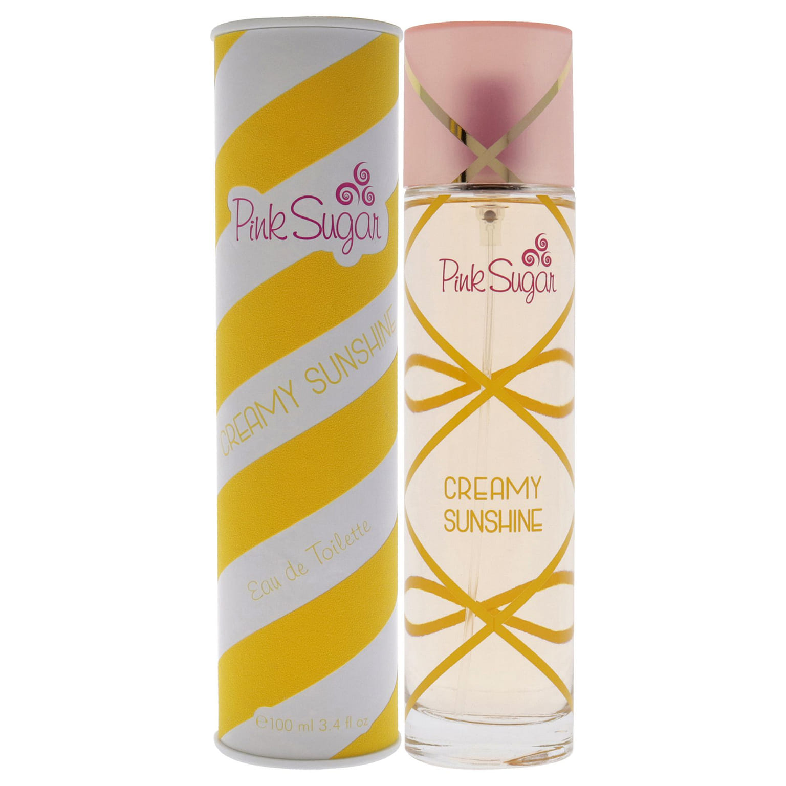 아쿠올리나의 핑크 슈가 크리미 선샤인 여성용 향수 - 3.4oz (100ml) EDT 스프레이 3.4 온스
