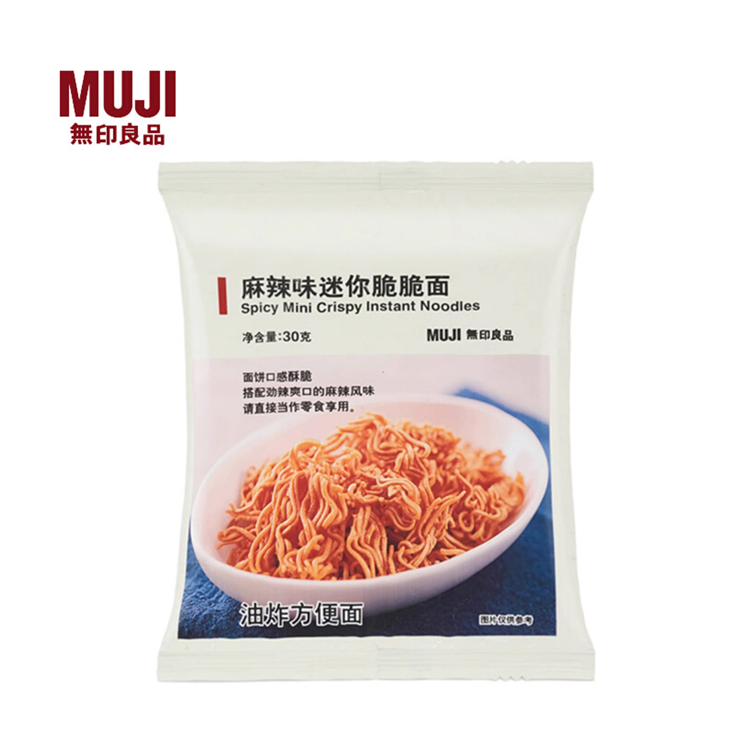 MUJI Spicy and Mala Flavor Mini Crispy Noodles 30 그램
