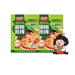 Pickled pepper rice noodles non-fried 247g*2 bags 494 g