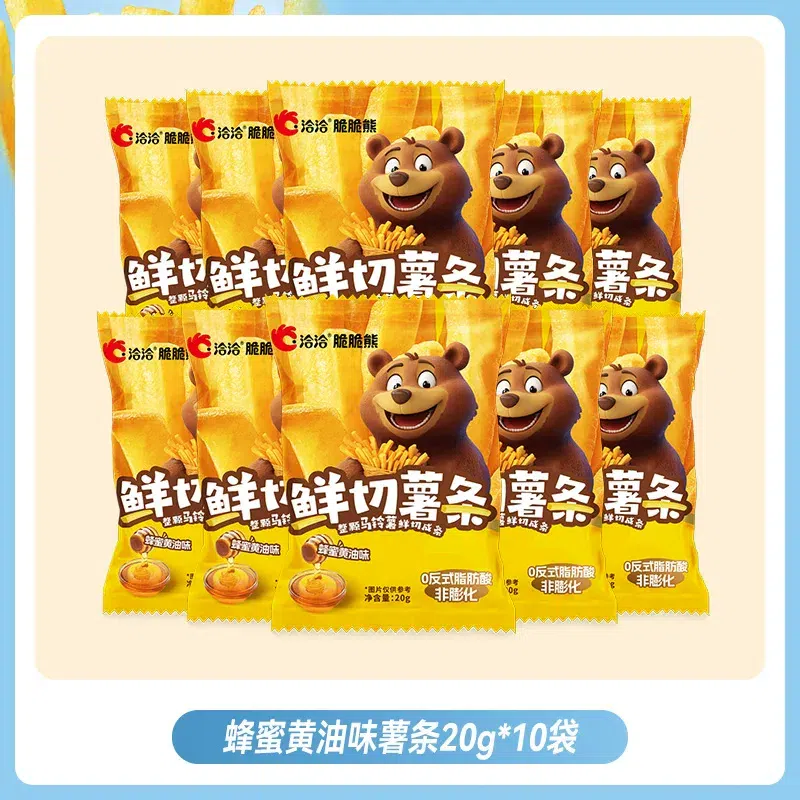 French Fries Honey Butter Flavor 20g*10 Bags 200 g