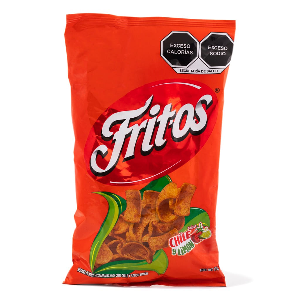 Sabritas Fritos Chips, Chili and Lime Flavor 170 g