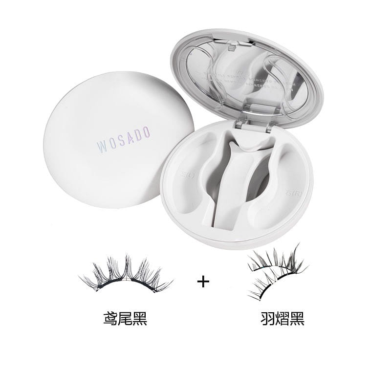 WOSADO Magnet False Eyelash#Foxy Black+Iris Black 2 개