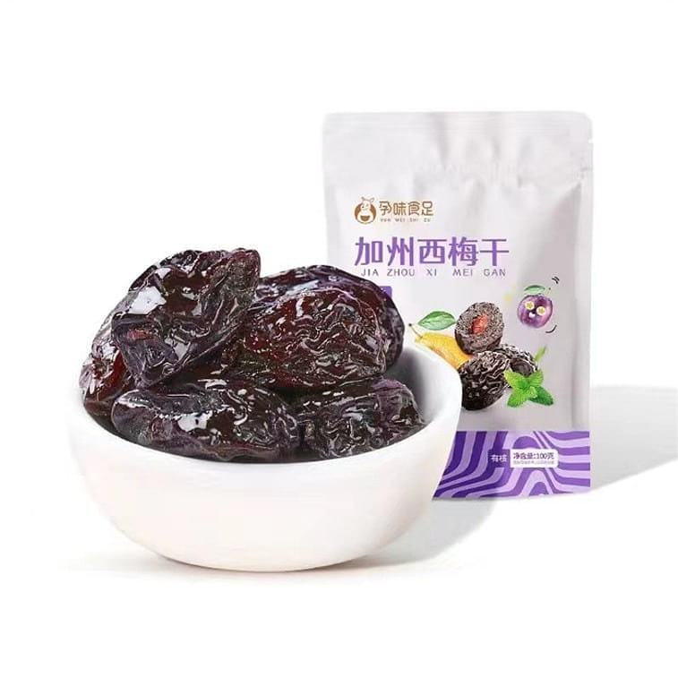Dried Prunes Dietary Fiber Dried Prunes Original with Core 100g/bag 100 กรัม