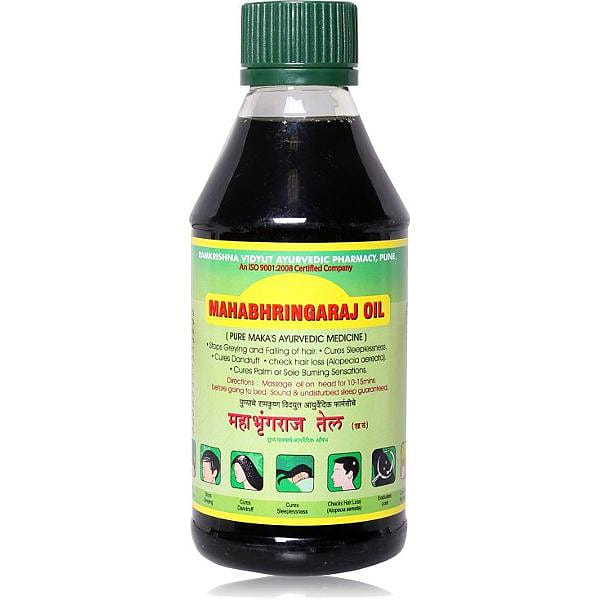Ramkrishna Pharmacy Pure Maka's Mahabhringaraj Oil, 300 ml bottle 300 밀리리터