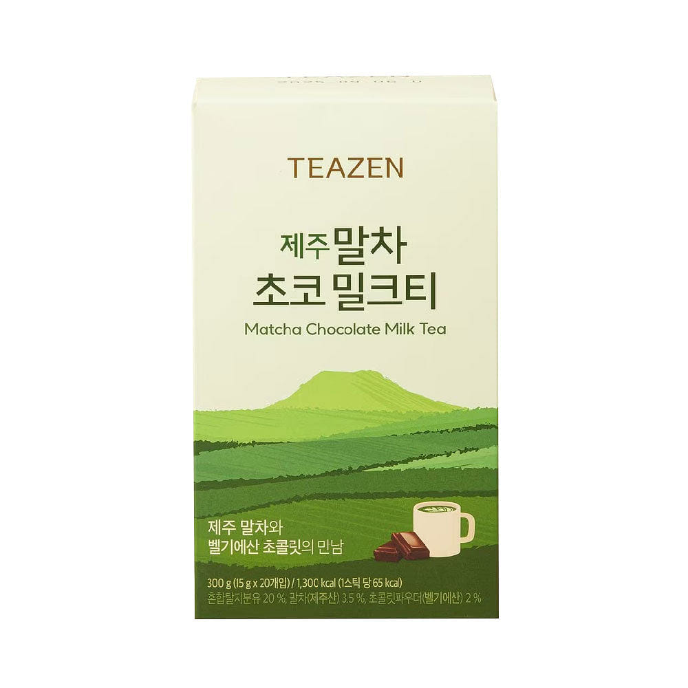티젠 제주 말차 초코 밀크티 20p 1 개