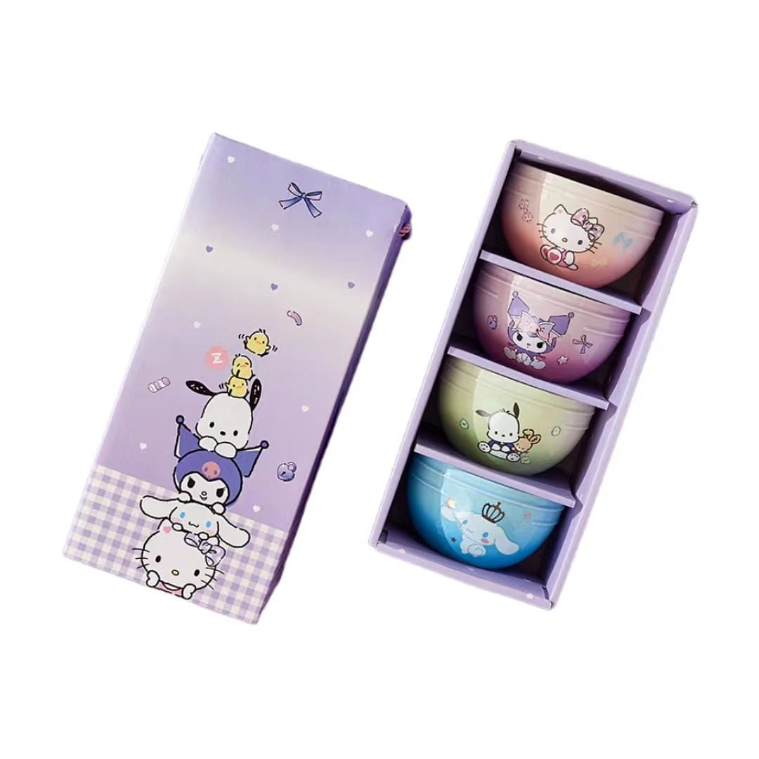 Sanrio Rice Bowl Set Ceramic Holiday Gift Box 1 개