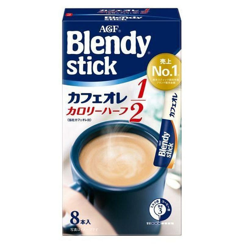 AGF Blendy Cafe Au Lait Half Calorie 8p 1 count
