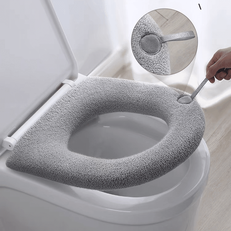 YuJianNi O Shape Toilet Seat Cover Gray 1 개입