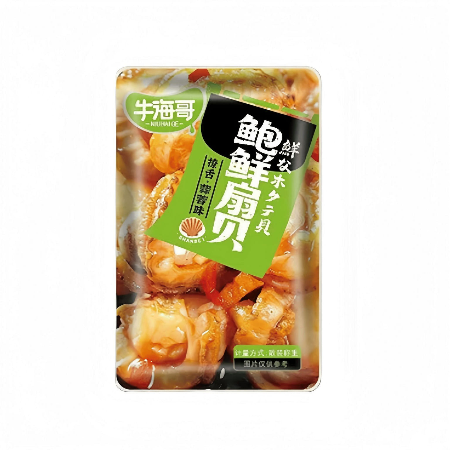 Brother Niu's scallop seafood cooked snack with ga 120 g