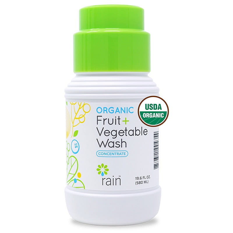 Rain Organic fruit and vegetable wash (concentrate) 19.6 fl.oz 19.6 ออนซ์ของเหลว