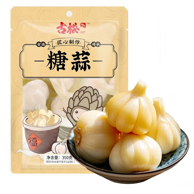 Sweet Garlic Pickles in Vinegar 350g 350 กรัม
