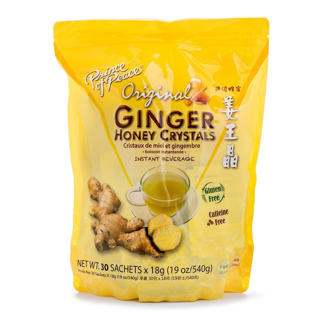 Prince of Peace Honey Ginger Crystal Original Flavor Ginger Tea 30x18g 1 phần
