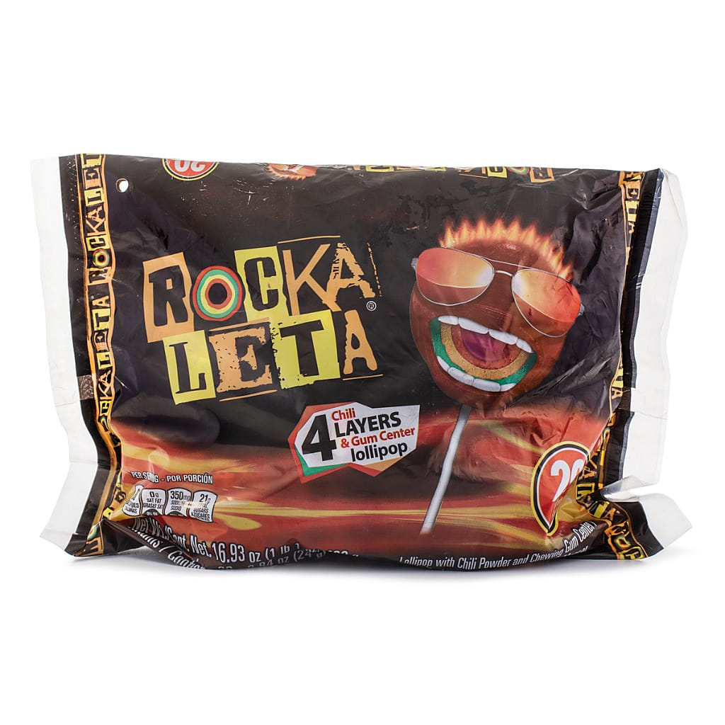 Sonrics Rockaleta Paletas de chile con centro de goma de mascar 480 gramo(s)