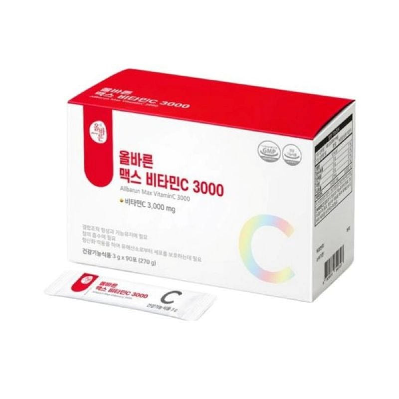 올바른건강 맥스 비타민C 3000 (3g x 90포) 3 그램